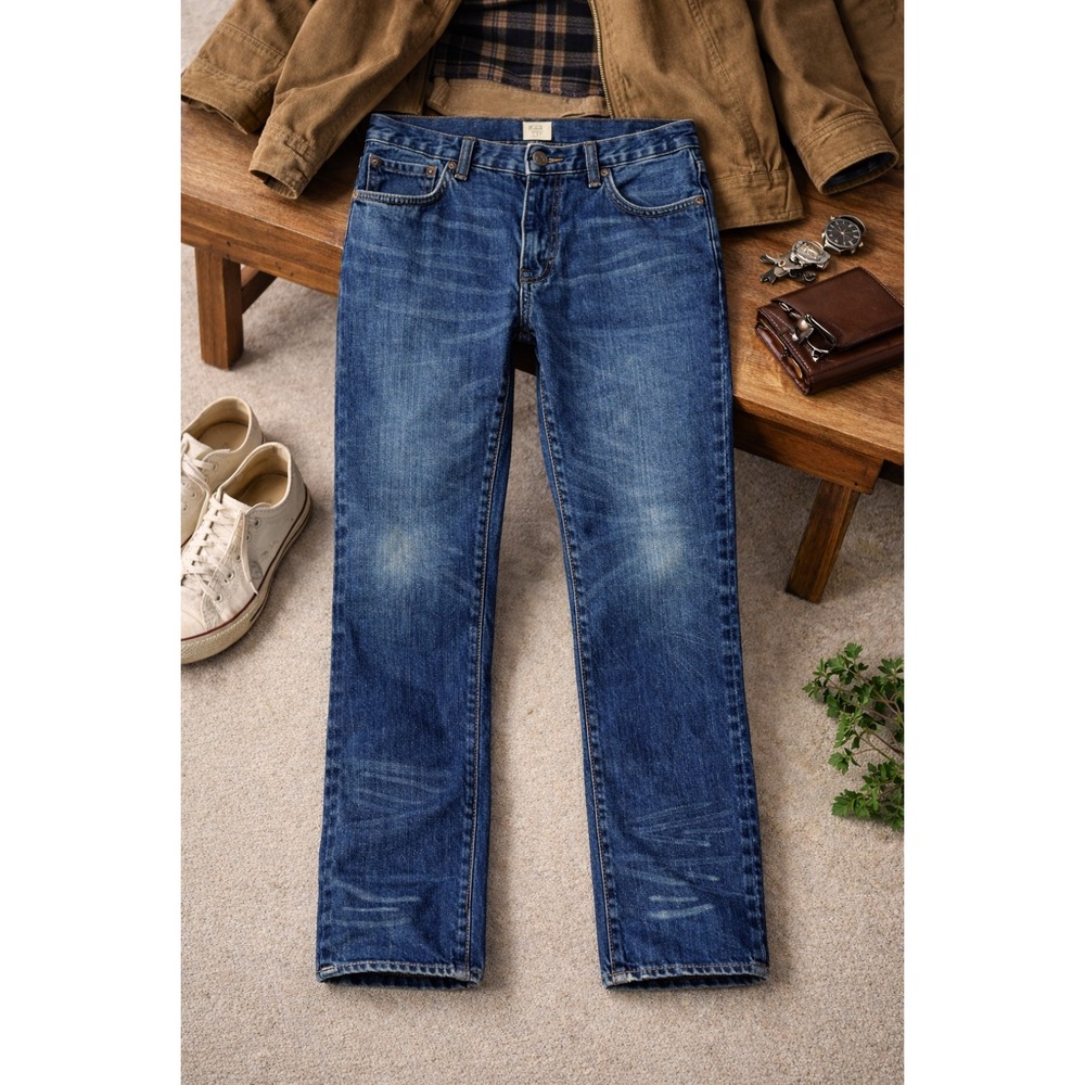J Crew Men's Jeans Size 32 x‎ 32 Vintage Slim Straight Dark Wash 100% Cotton